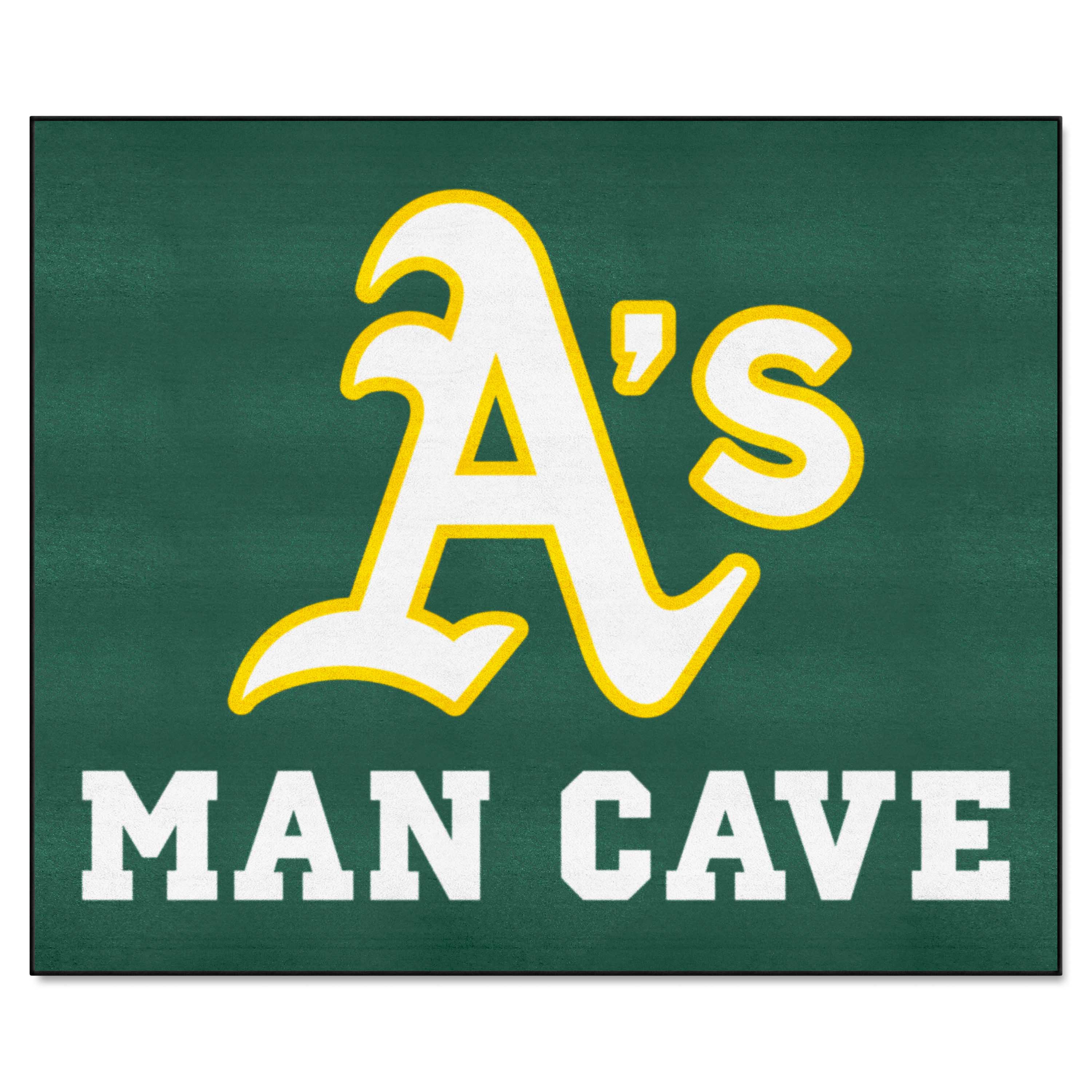 Oakland Athletics Man Cave Tailgater Rug - 5ft. x 6ft. - Oakland Athletics