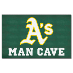 Oakland Athletics Man Cave Ulti-Mat Rug - 5ft. x 8ft. - Oakland Athletics