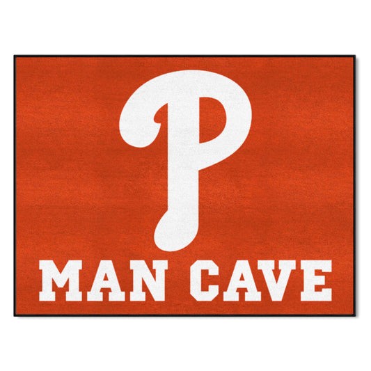 Philadelphia Phillies Man Cave All-Star Rug - 34 in. x 42.5 in. - Philadelphia Phillies