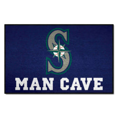 Seattle Mariners Man Cave Starter Mat Accent Rug - 19in. x 30in. - Seattle Mariners