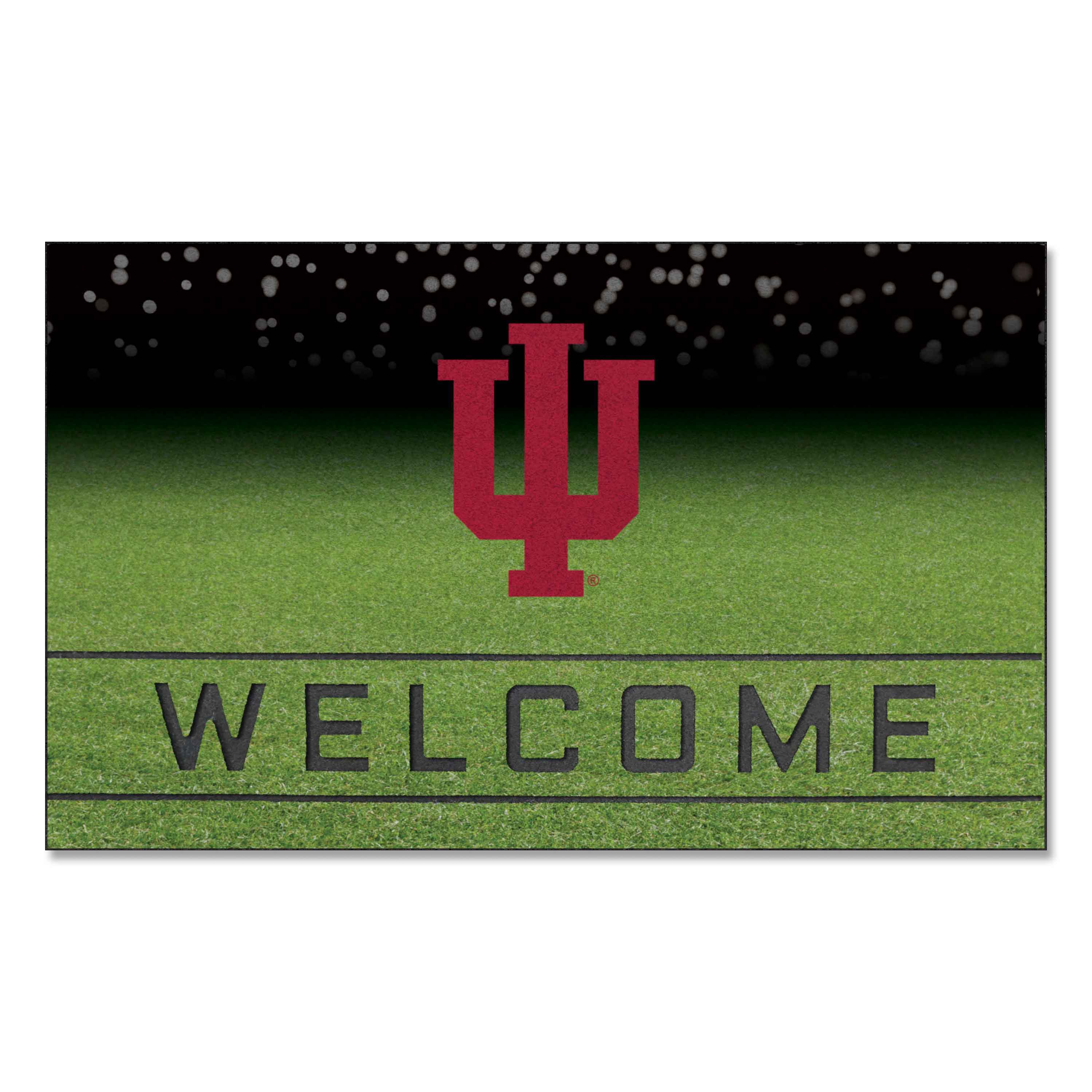 Indiana Hooisers Rubber Door Mat - 18in. x 30in.