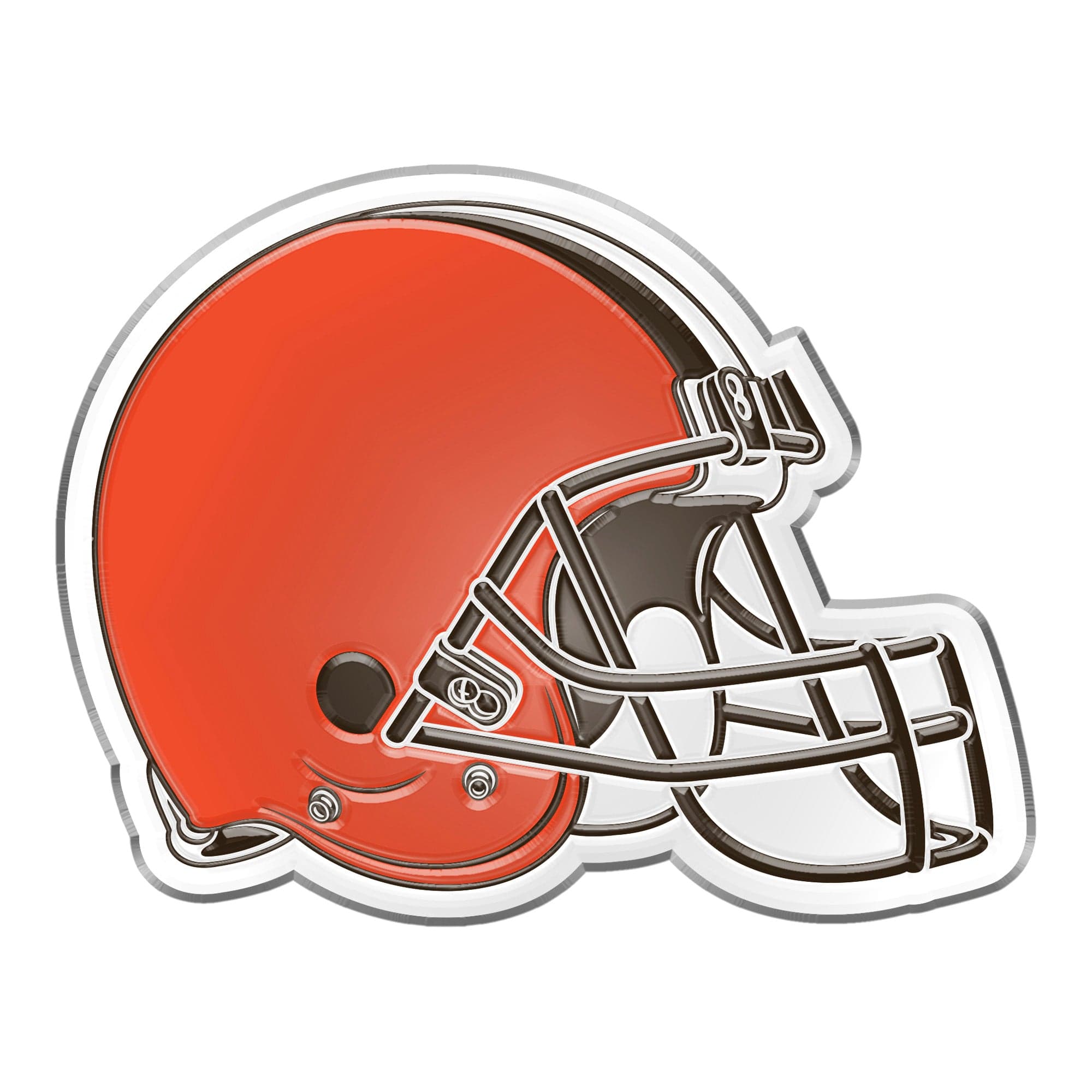 Cleveland Browns 3D Color Metal Emblem - Cleveland Browns