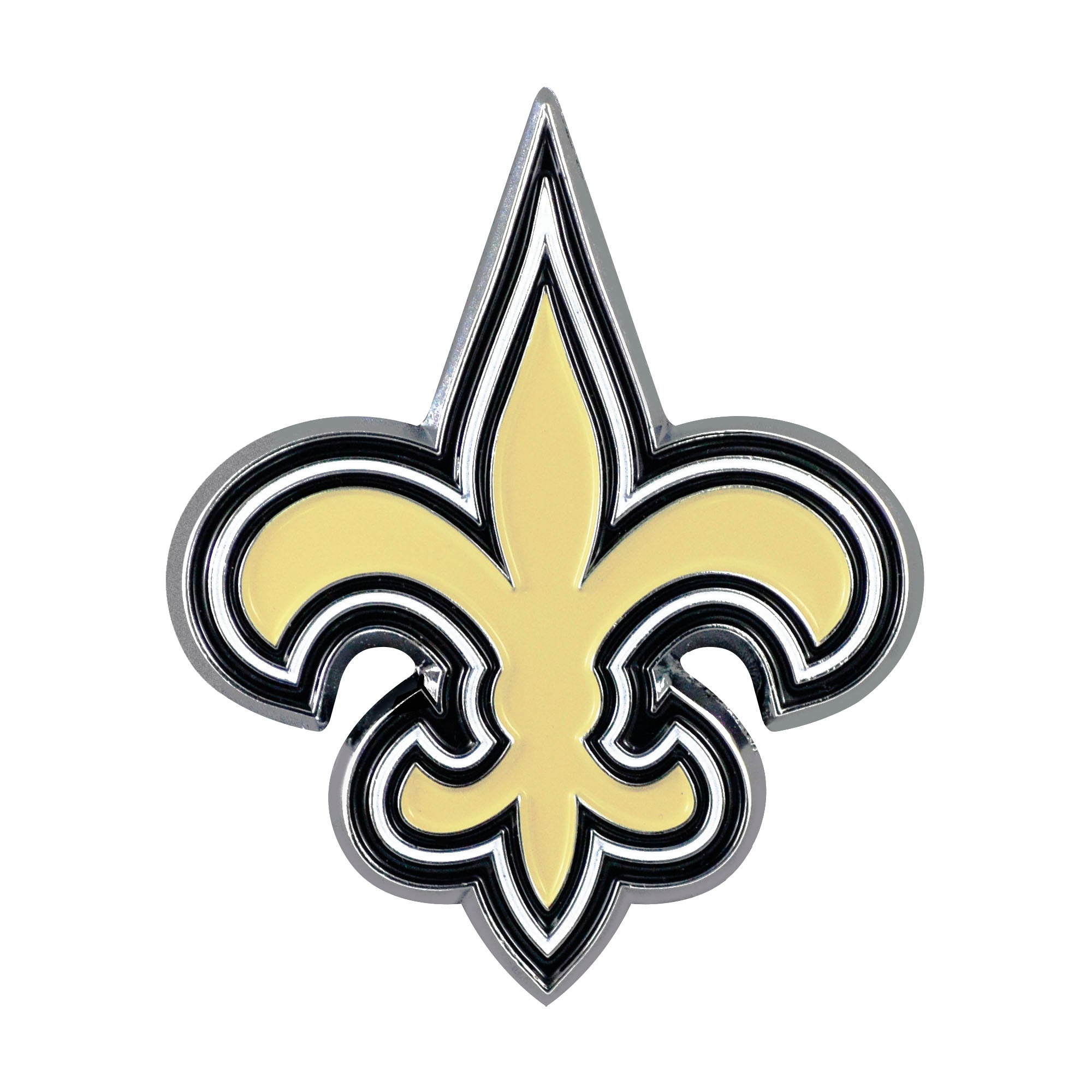 New Orleans Saints 3D Color Metal Emblem - New Orleans Saints