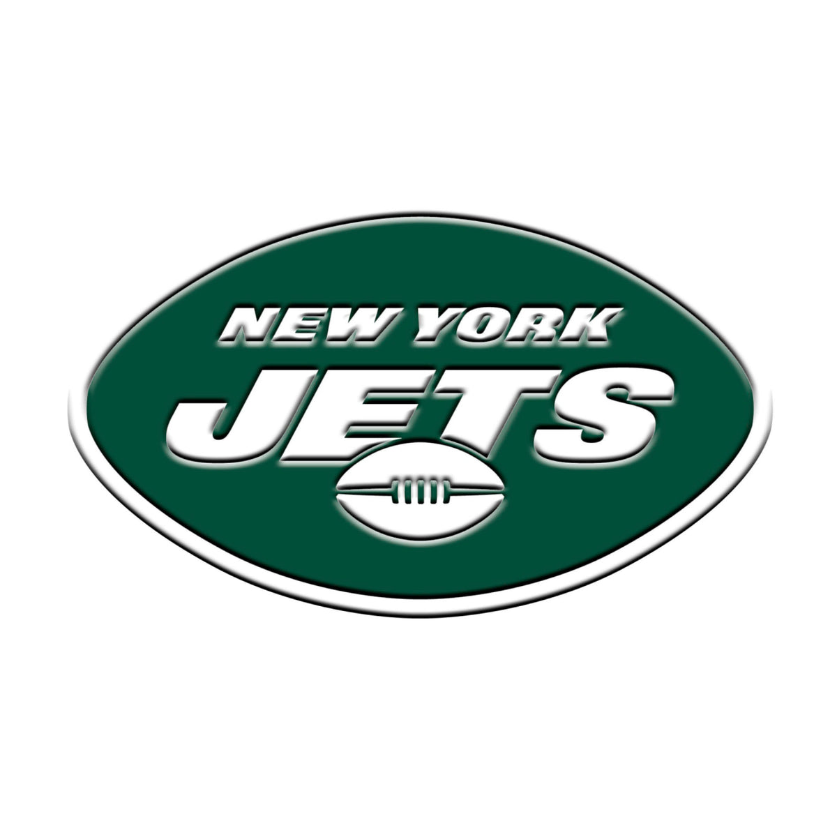 New York Jets 3D Color Metal Emblem