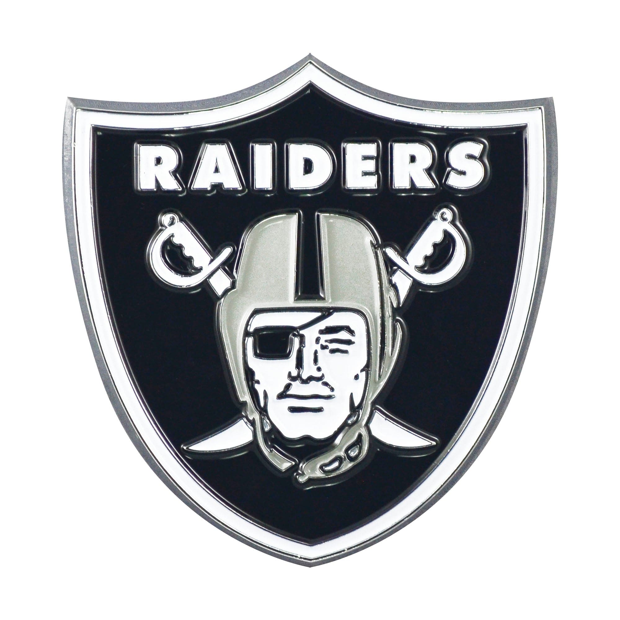 Las Vegas Raiders 3D Color Metal Emblem - Las Vegas Raiders