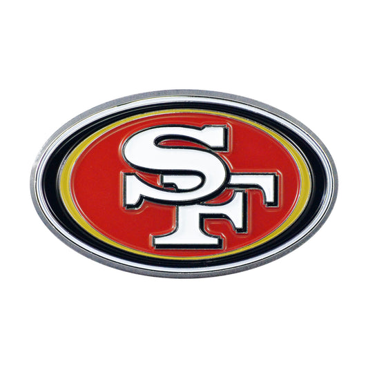 San Francisco 49ers 3D Color Metal Emblem