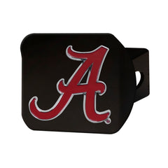 Alabama Crimson Tide Black Metal Hitch Cover - 3D Color Emblem