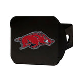 Arkansas Razorbacks Black Metal Hitch Cover - 3D Color Emblem