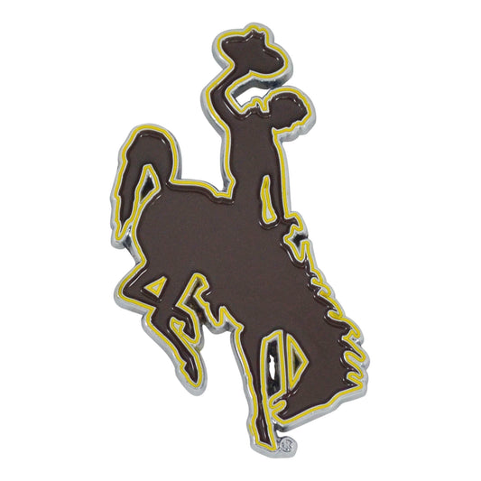 Wyoming Cowboys 3D Color Metal Emblem