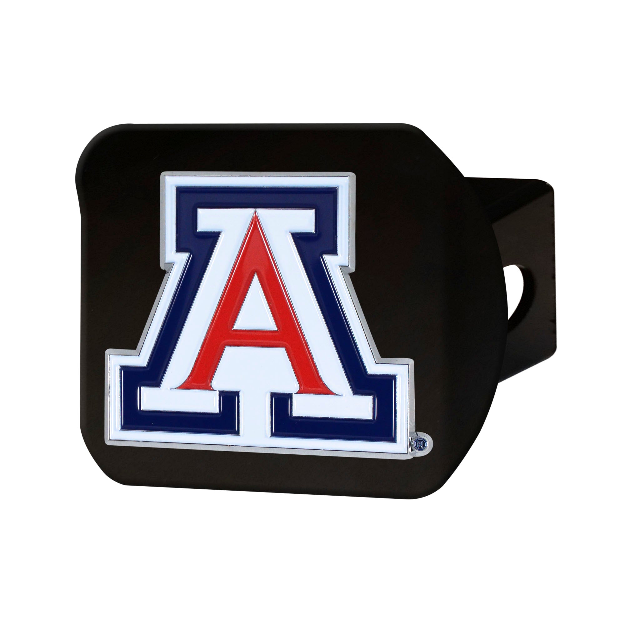 Arizona Wildcats Black Metal Hitch Cover - 3D Color Emblem