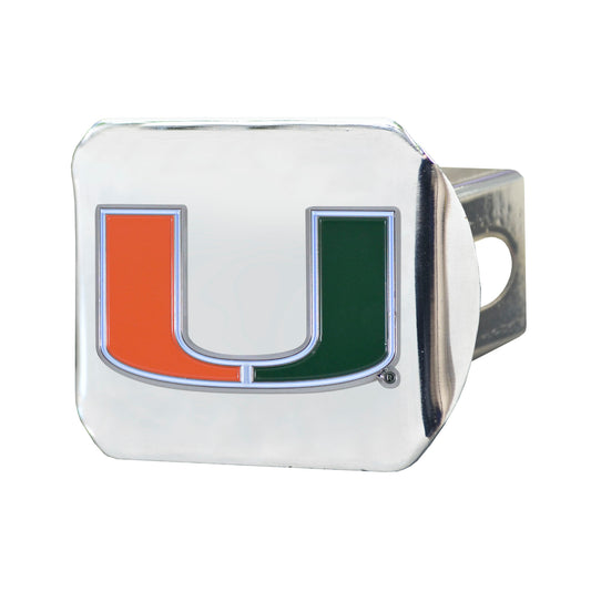 Miami Hurricanes Hitch Cover - 3D Color Emblem