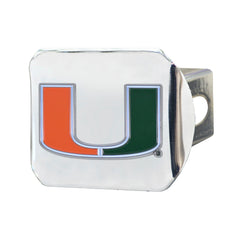 Miami Hurricanes Hitch Cover - 3D Color Emblem - Miami