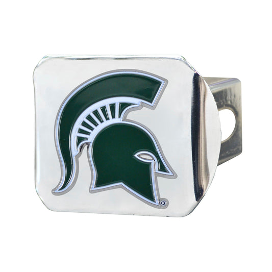 Michigan State Spartans Hitch Cover - 3D Color Emblem - Michigan State