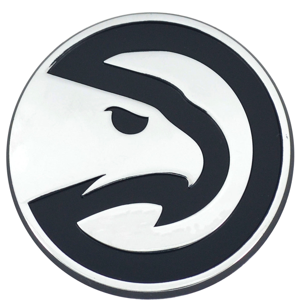 Atlanta Hawks 3D Chrome Metal Emblem