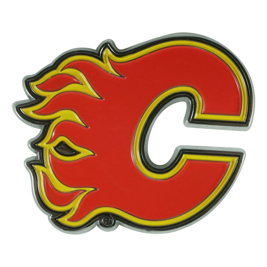 Calgary Flames 3D Color Metal Emblem - Calgary Flames