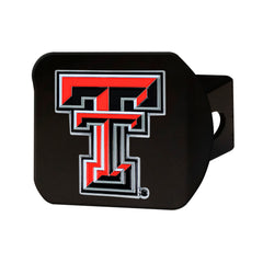 Texas Tech Red Raiders Black Metal Hitch Cover - 3D Color Emblem