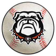 Georgia Bulldogs Baseball Rug - 27in. Diameter