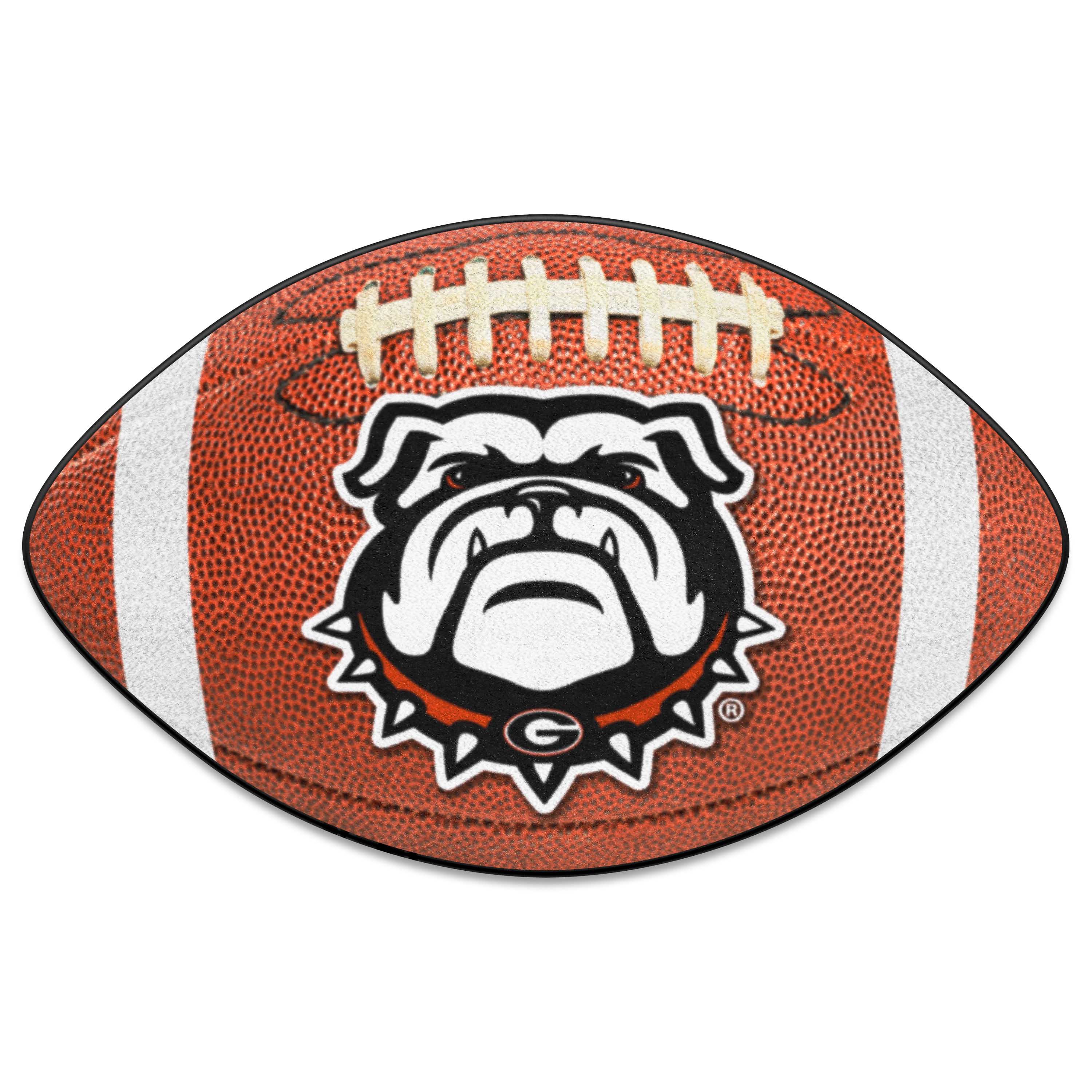 Georgia Bulldogs Football Rug - 20.5in. x 32.5in.