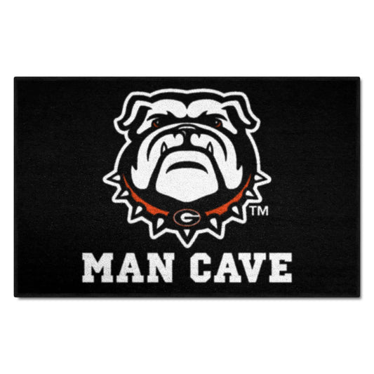 Georgia Bulldogs Man Cave Starter Mat Accent Rug - 19in. x 30in.