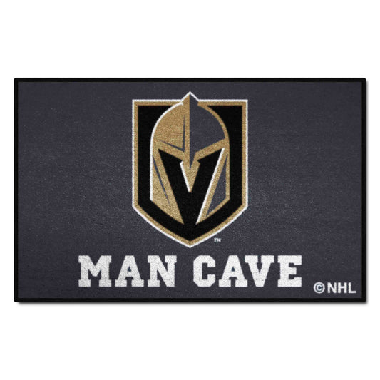 Vegas Golden Knights Man Cave Starter Mat Accent Rug - 19in. x 30in.