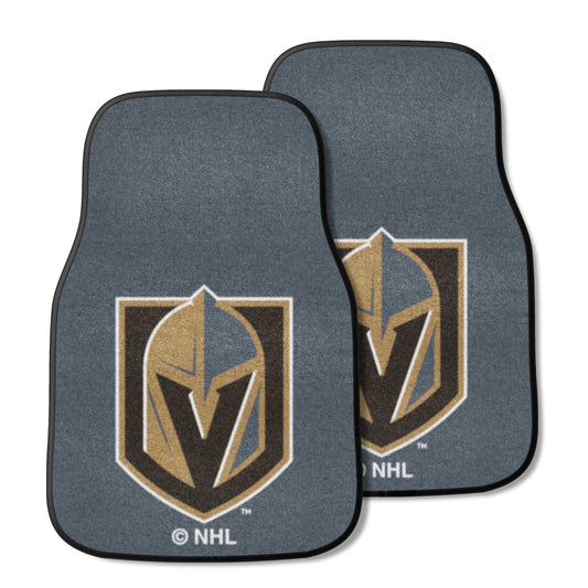 Vegas Golden Knights Front Carpet Car Mat Set - 2 Pieces