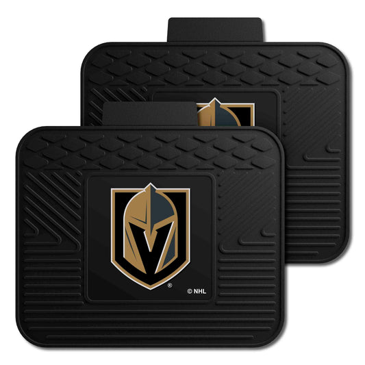 Vegas Golden Knights Back Seat Car Utility Mats - 2 Piece Set