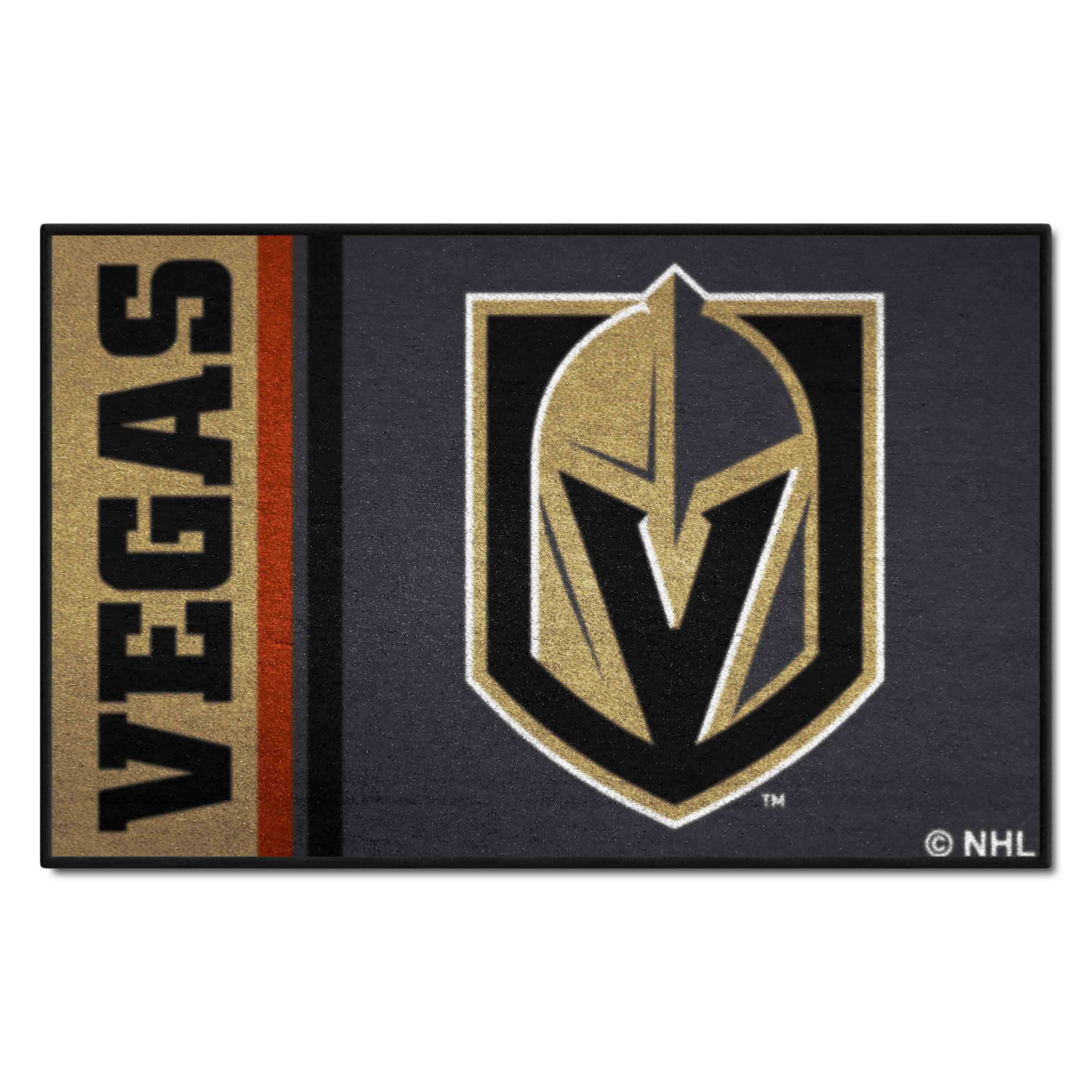 Vegas Golden Knights Starter Mat Accent Rug - 19in. x 30in.