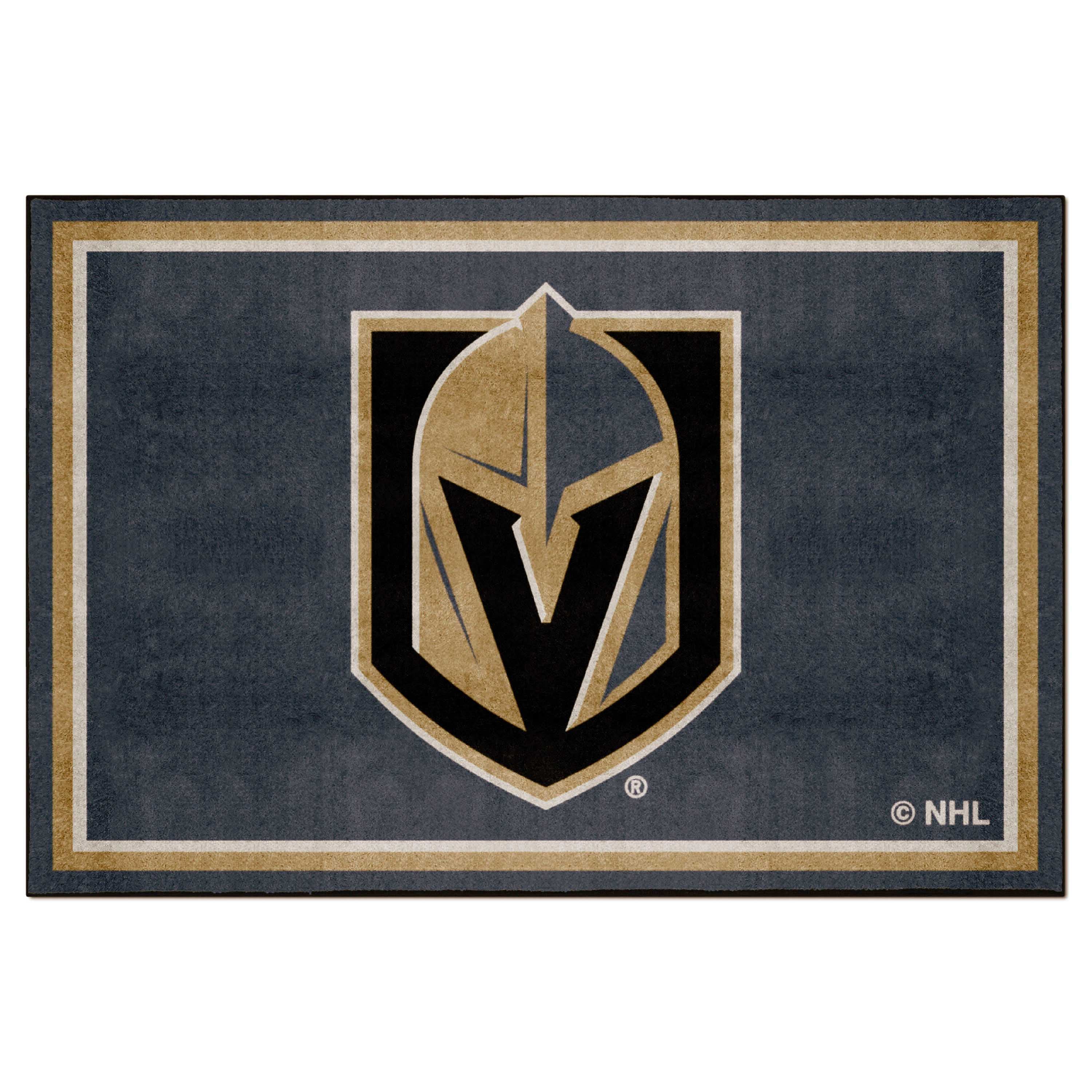 Vegas Golden Knights 5ft. x 8 ft. Plush Area Rug