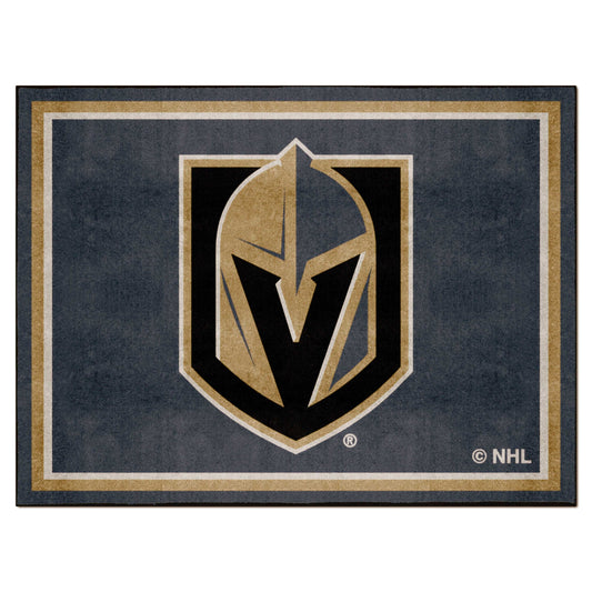 Vegas Golden Knights 8ft. x 10 ft. Plush Area Rug