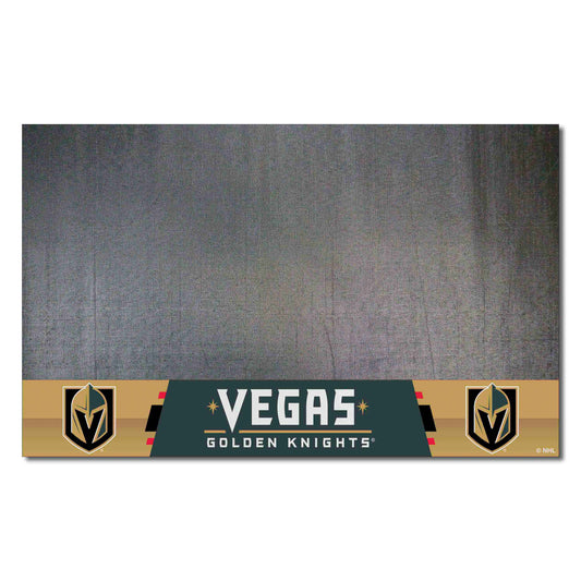 Alfombrilla de vinilo para parrilla de Vegas Golden Knights: 26 x 42 pulgadas.