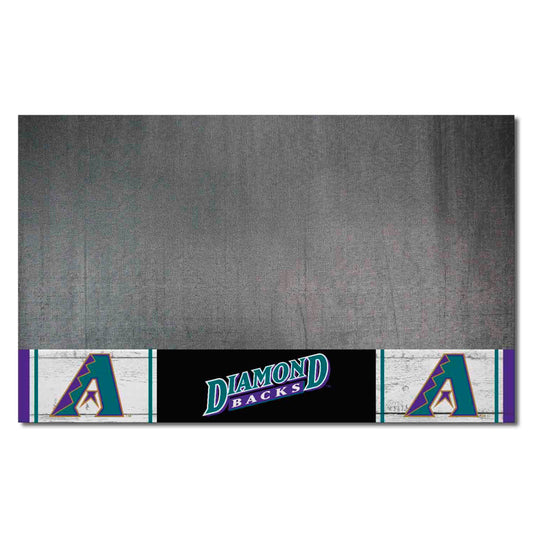 Arizona Diamondbacks Vinyl Grill Mat - 26in. x 42in. 1998 Retro Logo