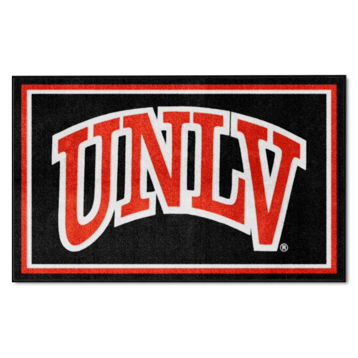 UNLV Rebels 4ft. x 6ft. Plush Area Rug