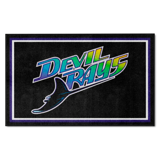 Tampa Bay Devil Rays 4ft. x 6ft. Plush Area Rug