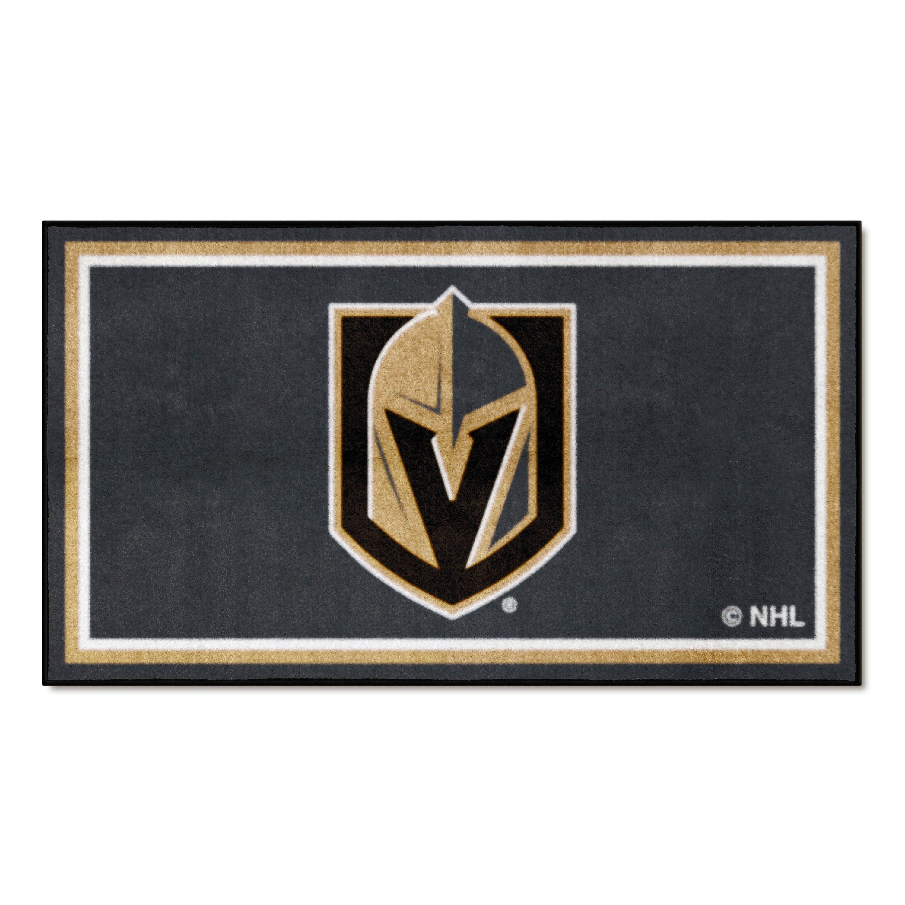 Vegas Golden Knights 3ft. x 5ft. Plush Area Rug