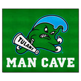 Tulane Green Wave Man Cave Tailgater Rug - 5ft. x 6ft.