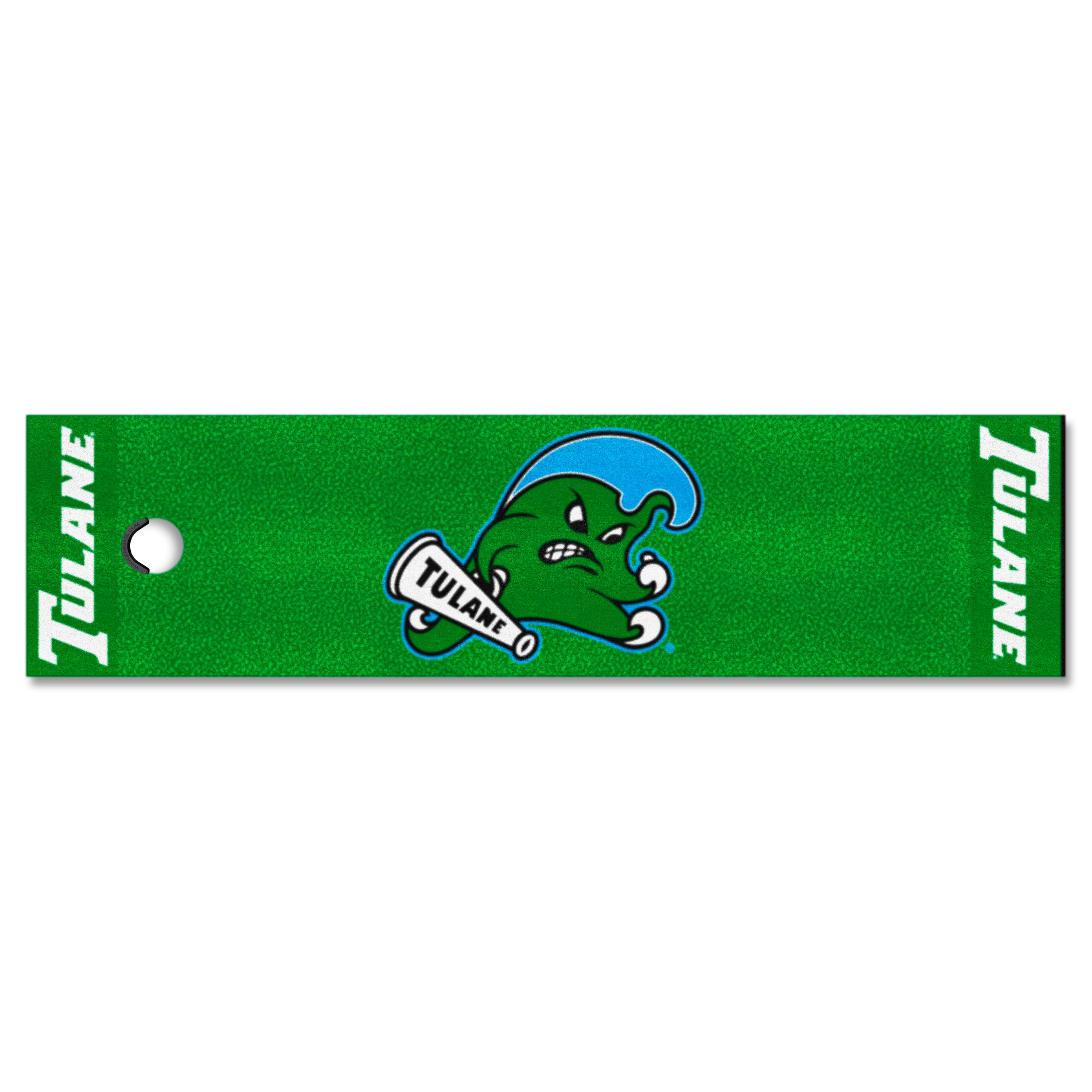 Tulane Green Wave Putting Green Mat - 1.5ft. x 6ft.