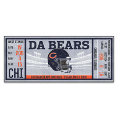 Chicago Bears Ticket Runner Rug - 30in. x 72in. - Chicago Bears