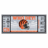 Cincinnati Bengals Ticket Runner Rug - 30in. x 72in. - Cincinnati Bengals