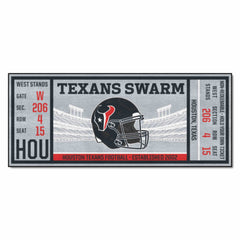 Houston Texans Ticket Runner Rug - 30in. x 72in. - Houston Texans