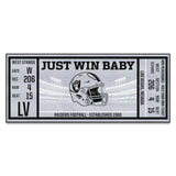 Las Vegas Raiders Ticket Runner Rug - 30in. x 72in.