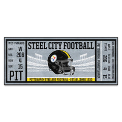 Pittsburgh Steelers Ticket Runner Rug - 30in. x 72in.