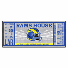 Los Angeles Rams Ticket Runner Rug - 30in. x 72in. - Los Angeles Rams