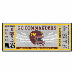 Washington Commanders Ticket Runner Rug - 30in. x 72in.