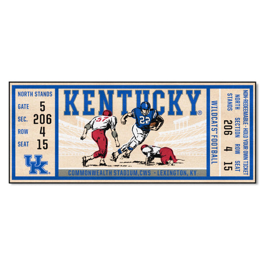 Kentucky Wildcats Ticket Runner Rug - 30in. x 72in.