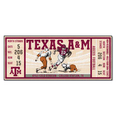 Texas A&M Aggies Ticket Runner Rug - 30in. x 72in.