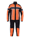 Unik International Mens REVOLUTION GEAR Hi-Viz nylon rainsuit