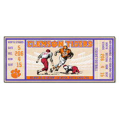 Clemson Tigers Ticket Runner Rug - 30in. x 72in.