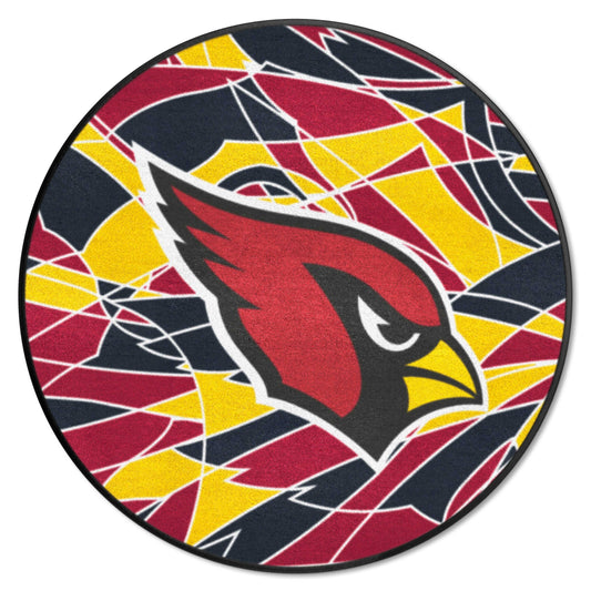 Arizona Cardinals Roundel Rug - 27in. Diameter XFIT Design