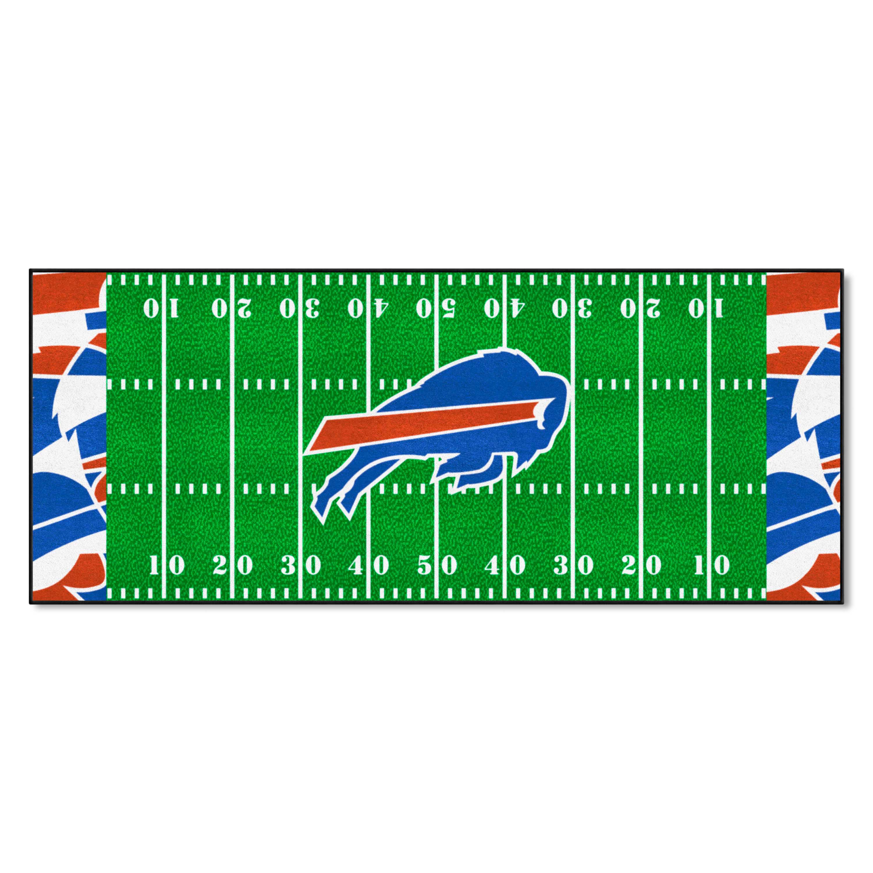 Buffalo Bills Football Field Runner Mat - 30in. x 72in. XFIT Design