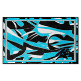 Carolina Panthers 4ft. x 6ft. Plush Area Rug XFIT Design